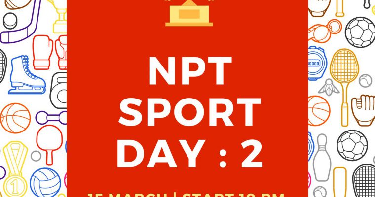 กิจกรรมการแข่งขันกีฬาของชมรมนักศึกษาส่วนกลาง ครั้งที่ 2 “NPT.SSRU Sport Day : 2nd ”